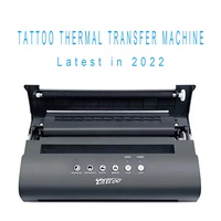 Mesin Printer Transfer Termal Tato PUNKTATTOO A4 untuk Stencil Tato Ukuran Mini Mesin Fotokopi Stencil Transfer Panas
