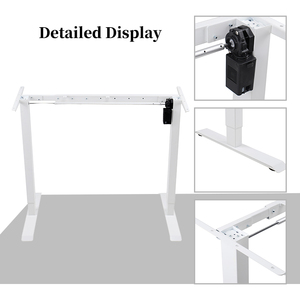 Motor sin escobillas 2SACRF2, muebles <span class=keywords><strong>de</strong></span> oficina modernos, marco <span class=keywords><strong>de</strong></span> escritorio <span class=keywords><strong>de</strong></span> pie individual, estación <span class=keywords><strong>de</strong></span> trabajo, mesa eléctrica ajustable en altura - Product Image 3