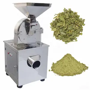 Automatic cassava leaves powder grinding milling machine auto dry lemongrass grinder mill pulverizer equipment price for sale