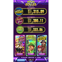 Pengiriman Gratis untuk Papan Permainan High Roller Club (Lucky Shamrock Happy Hour Crazy Fish)-Permainan Arkade Bahasa Inggris untuk Layar Sentuh