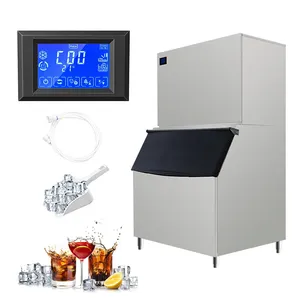 New Large 1000kg Per Day Commercial Ice Maker Machine Cube Ice Machine Full Automatic Ice Maker