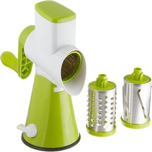 Cortador de Verduras Multifuncional Tipo Mandolina, Rebanador Manual de Verduras, Picador y Rallador de Tambor de Sobremesa - Product Image 1