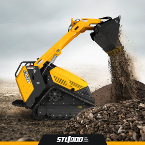 ऑस्टर 25 एचपी कुबोटा डीजल इंजन अटैचमेंट ट्रैक मिनी स्किड स्टीयर लोडर - Product Image 6