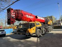 Grue mobile d'occasion de 80 tonnes à vendre, pompe Cummins à couple élevé, hauteur de levage de 50 m, faible consommation de carburant, haute efficacité