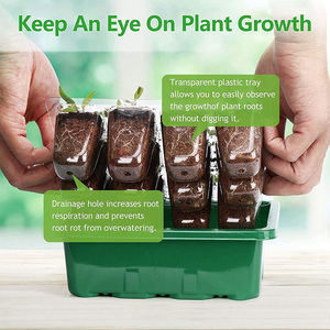 Vertak Mini Kas Plastic Landbouw Zaaibak Kinderkamer Herbruikbaar Zaad Starter Lade - Product Image 5