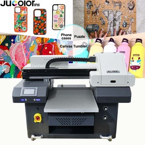 Jucolor thương hiệu máy tính để bàn loại A2 phẳng A2 + Kích thước uv4060 máy in UV với chi phí thấp và sau bán hàng dịch vụ - Product Image 5