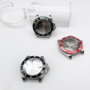 Boîtier de montre mécanique personnalisé, boîtier en acier inoxydable, accessoires d'assemblage de montre de marque, boîtier de montre en saphir, mouvement 2813/8215 - Product Image 2