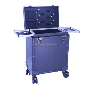 Sac de coiffeur professionnel, outils pour Salon de <span class=keywords><strong>coiffure</strong></span>, sacoche de coiffeur de grande capacité, organisateur de cosmétiques, valise de voyage, 1 unité - Product Image 2