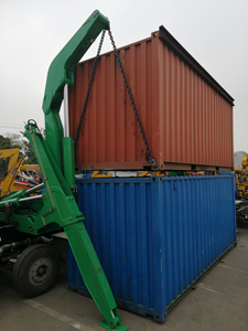 חדש ומשומש Cimc פלדה חוזק גבוה 3 סרנים משאית מנוף 20ft 40 רגל סוג מיכל נושאת בצד - Product Image 6