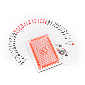 Fuente de fábrica Blanco Azul Negro Núcleo Estándar Normal <span class=keywords><strong>Poker</strong></span> Jumbo Naipes - Product Image 2
