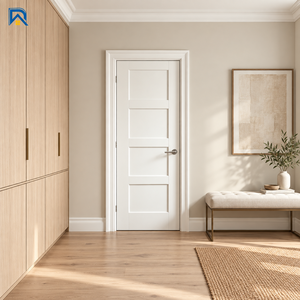 Pintu Slab Modern MDF Tahan Lama untuk Rumah Desain Kustom Tersedia Bersertifikat CE/EN Pintu Slab Hunian - Product Image 4