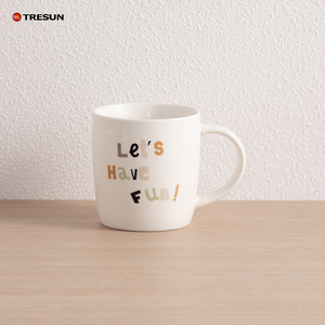แก้วเซรามิกสีขาว TRESUN ขนาด 11 ออนซ์ สำหรับกาแฟ/ชา  แบบเคลือบพอร์ซเลนสำหรับงานซับลิเมชั่น  ใช้กับเครื่องล้างจานและไมโครเวฟได้ ได้รับมาตรฐาน CE/EU - Product Image 4
