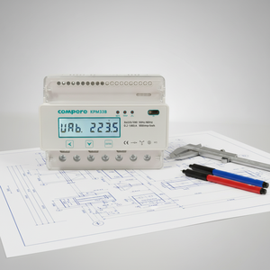 Medidor de Electricidad Trifásico Digital Inteligente Prepago Industrial Compere KPM33B-Wi, Precisión 0.5S, 80A Nominal - Product Image 1