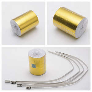 AUTOFAB-<span class=keywords><strong>2</strong></span> "x5 Metro reflejar-un-oro cinta de rendimiento de protección de calor/cinta de barrera AF-WR20DJGOLD - Product Image 5