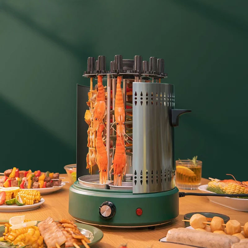 Spiedino Verticale Per Barbecue, Griglia In Acciaio Inox