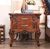 Lits king size en bois américain avec rangement, ensembles de meubles de chambre à coucher, lit classique européen