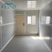 Maison conteneur pliable à montage rapide et faible coût, étanche, préfabriquée, mobile, pour logement temporaire et dortoir industriel