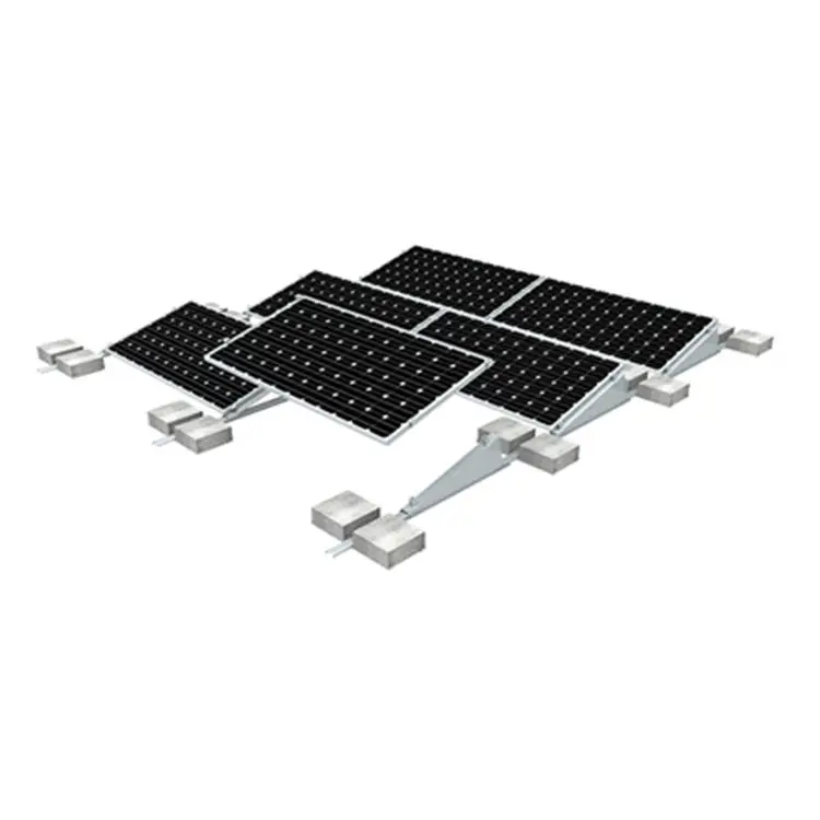 Solar Panel Mounts Solar Panel Stand Ballast Aluminium Mounting Solar Racking For Flat Roofs
