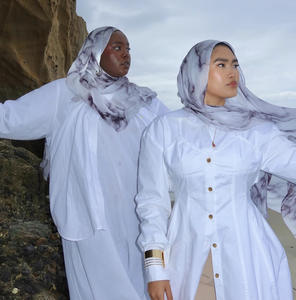 2024年プリントモーダルヒジャーブスカーフコットンビスコースレーヨンオンブルバンブーモーダルソフト織りイスラム教徒女性ショール - Product Image 2