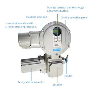 Attuatore Elettrico Intelligente a Quarto di Giro con Riduttore IP67 Supporto Profibus per Uso Industriale, Produzione OEM all'Ingrosso Personalizzata - Product Image 3