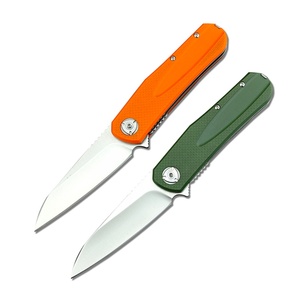 Cuchillo Plegable HUAAO para Camping, 8.0cm, Acero 8Cr13MoV, Dureza 57-59HRC, Mango G10, DIY OEM, Cuchillo para Caza y Frutas - Product Image 1