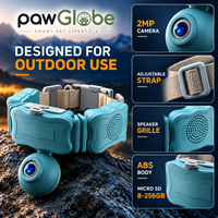 Collier GPS pour animaux de compagnie avec caméra pour l'entraînement et le suivi en extérieur des chiens et des chats, OEM ODM, marque privée, vente en gros et au détail PawGlobe