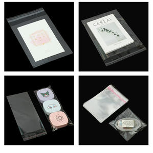 Tas Opp berperekat poli plastik bening dapat ditutup kembali 18mm 40 mikron transparan kecil kustom untuk makanan permen - Product Image 6