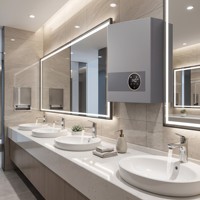 Chauffe-eau électrique 240V 400V 27kW 30kW 36kW intelligent instantané sans réservoir pour hôtels, gymnases et projets commerciaux