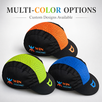 Casquette de cyclisme personnalisée avec logo pour hommes et femmes, respirante, anti-humidité, séchage rapide, pour la course en extérieur et le vélo