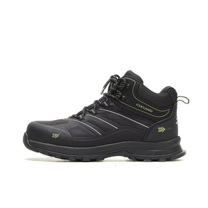 Men Lace Up Safety Work Boots Composite Toe <b>Waterproof</b> Anti Slip Puncture Proof Industrial Construction Safety Footw - Product Image 2
