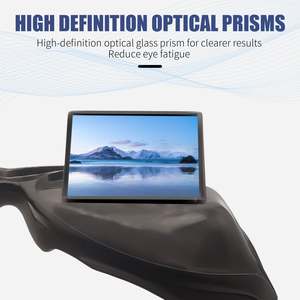 スタイリッシュなゴーグル水平プリズム眼帯アイパッチモミ弱視屈折上向き90度ペリスコープ怠惰な老眼鏡 - Product Image 3