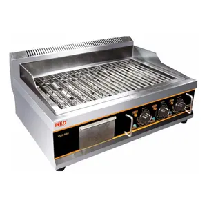 <span class=keywords><strong>Hotek</strong></span>-parrilla eléctrica comercial de mesa para restaurante, equipamiento de cocina, roca de Lava - Product Image 1