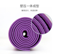 Tapis de yoga de couleur violette de haute qualité de 6mm, tapis de yoga épais imperméable et antidérapant