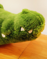 Offre Spéciale : Peluches Crocodile Mignon Dessin Animé Allongé – Fournisseur Direct de Poupées en Peluche Douces pour Cadeaux d'Anniversaire et Machines à Pinces