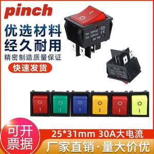 Interruptor basculante 30A 250VAC con luz SPST de 4 pines T85 para máquina de soldar - Product Image 5