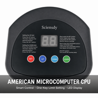 Sciensdy-CK Smart 1200N, Abrepuertas Automático para Garaje con Motor de CC 24V, Diseño Moderno, 1 Año de Garantía para Puertas Seccionales