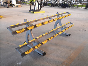 Équipement de gym commercial de haute qualité, support à haltères à 2 niveaux, équipement de musculation pour la salle de sport - Product Image 5