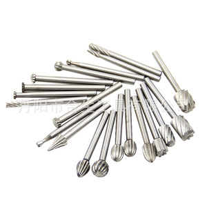 Juego de limas rotativas de acero de alta velocidad, 3mm, 20 piezas, para tallado de madera, accesorios para fresas de bricolaje - Product Image 2