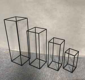 Support à fleurs en métal, décorations de table, centres de table pour la décoration de mariage - Product Image 1