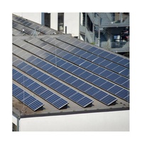Système de fixation de panneaux solaires photovoltaïques pour toit plat, triangle stable, en alliage zinc-aluminium-magnésium, galvanisé à chaud