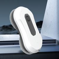 Nettoyeur de vitres robotisé haute vitesse Huidi, aspirateur électrique pour vitres, télécommande, commande par application, moteur sans balais, usage domestique, prise US