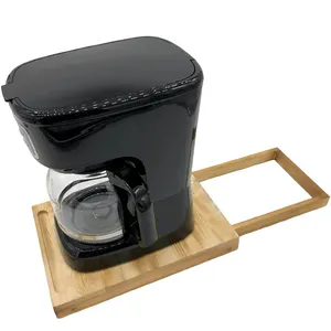 Kitchen Countertop Wooden Caddy Slider Tray Useful for Coffee Maker/Stand Mixer/Blender