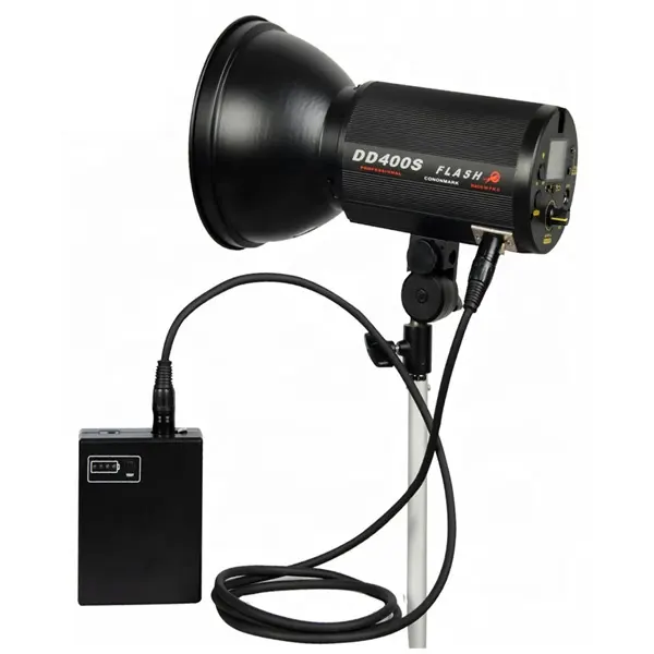 Cononmark dd400 400w ac/dc equipamento fotográfico, equipamento sem fio de estúdio, flash embutido, 2.4g