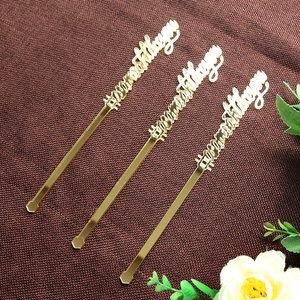 Cá Nhân Tên Uống Khuấy Vàng Acrylic Uống Tên Cocktail Bar Phụ Kiện Đám Cưới Uống Stick - Product Image 6