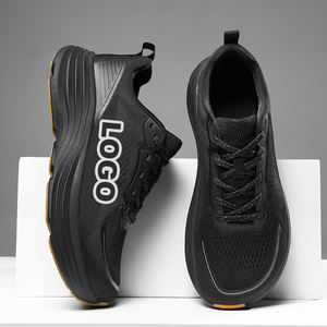 Zapatos Deportivos Casuales <span class=keywords><strong>para</strong></span> <span class=keywords><strong>Hombre</strong></span> con Logotipo Personalizado, Punta Ancha, con Cordones, Estilo <span class=keywords><strong>para</strong></span> Caminar y Correr, Malla Deportiva Suave, Zapatos Personalizados con Punta Ancha <span class=keywords><strong>para</strong></span> <span class=keywords><strong>Hombre</strong></span> - Product Image 1