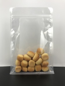 Sachet Doypack Transparent avec Fermeture Zip Refermable, Plusieurs Tailles, Emballage en Plastique Alimentaire pour Noix, Céréales, <span class=keywords><strong>Épices</strong></span> et Stockage de Snacks - Product Image 3