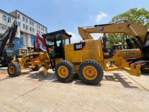 Used Motor Grader <b>Cat</b> 140K Secondhand Grader 120H 140H 160K High Quality Construction Machinery in Shanghai Yard - Product Image 6