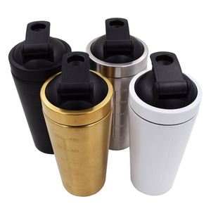 Stainless Steel Protein <b>Shaker</b> <b>Bottle</b> With Wire Whisk - BPA Free, Leak-Proof, Dishwasher Safe, Perfect for Gym Workout - Product Image 1
