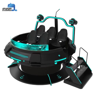 Simulateur de réalité virtuelle 9D UFO à 360 degrés, <span class=keywords><strong>chaise</strong></span> de jeu 5 places, machine de cinéma VR intérieur pour parcs de trampolines - Product Image 1