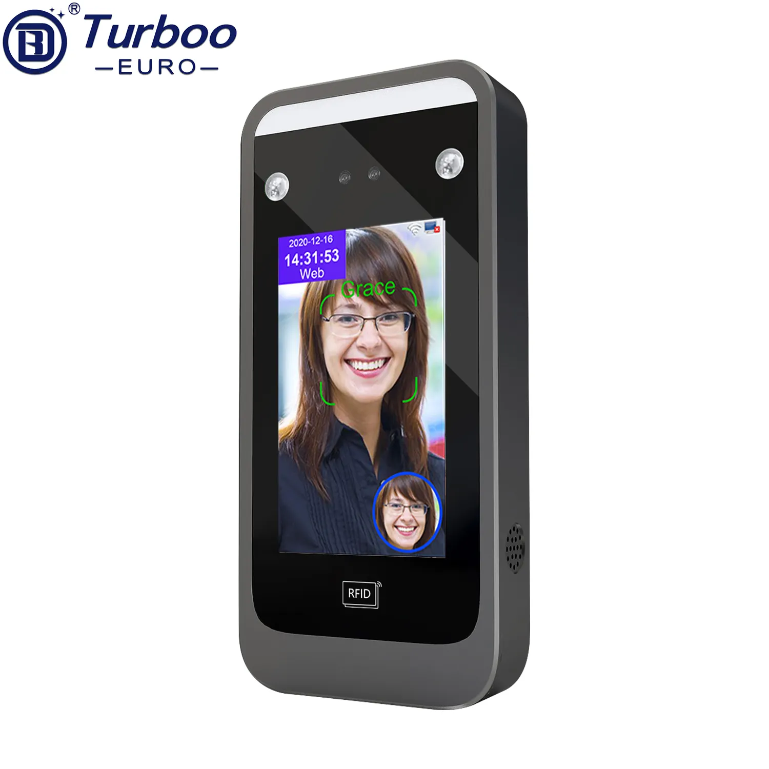 Face Recognition Software Access Big LCD Face Recognition Time Recorder